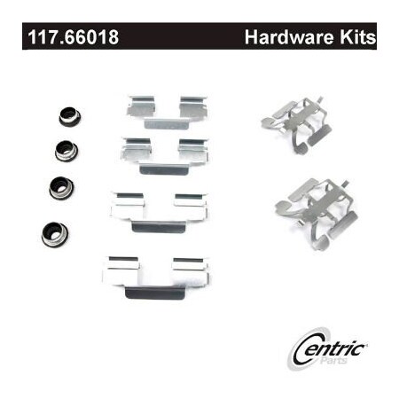 Centric Disc Brake Hardware Kit, Parts 117.66018